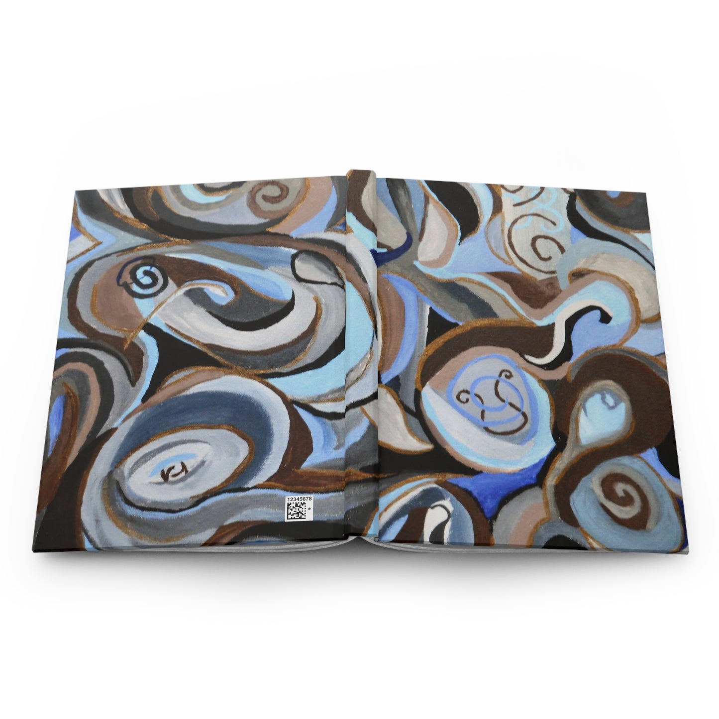 Blue Inspirations Hardcover Journal