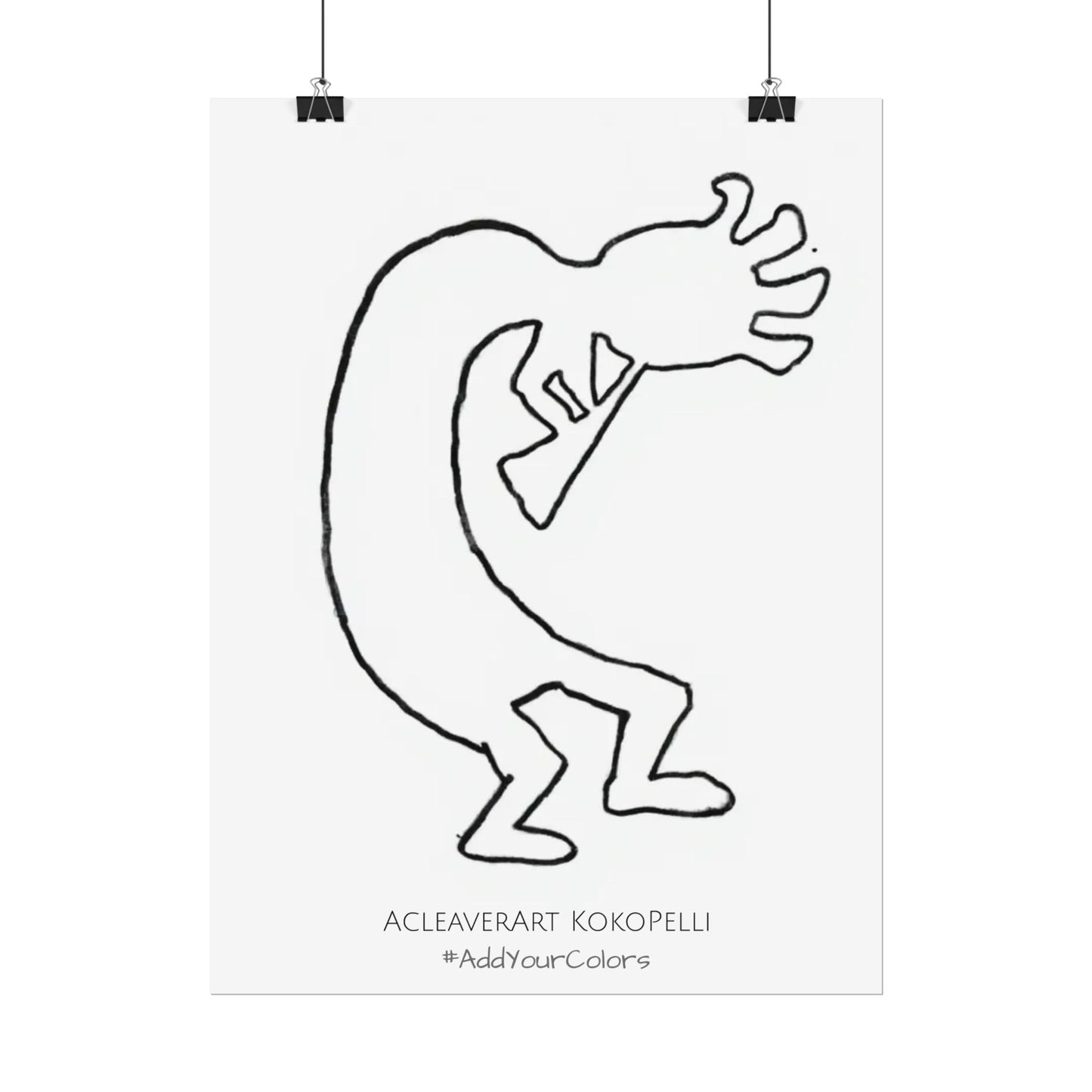 Kokopelli #AddYourColors Posters