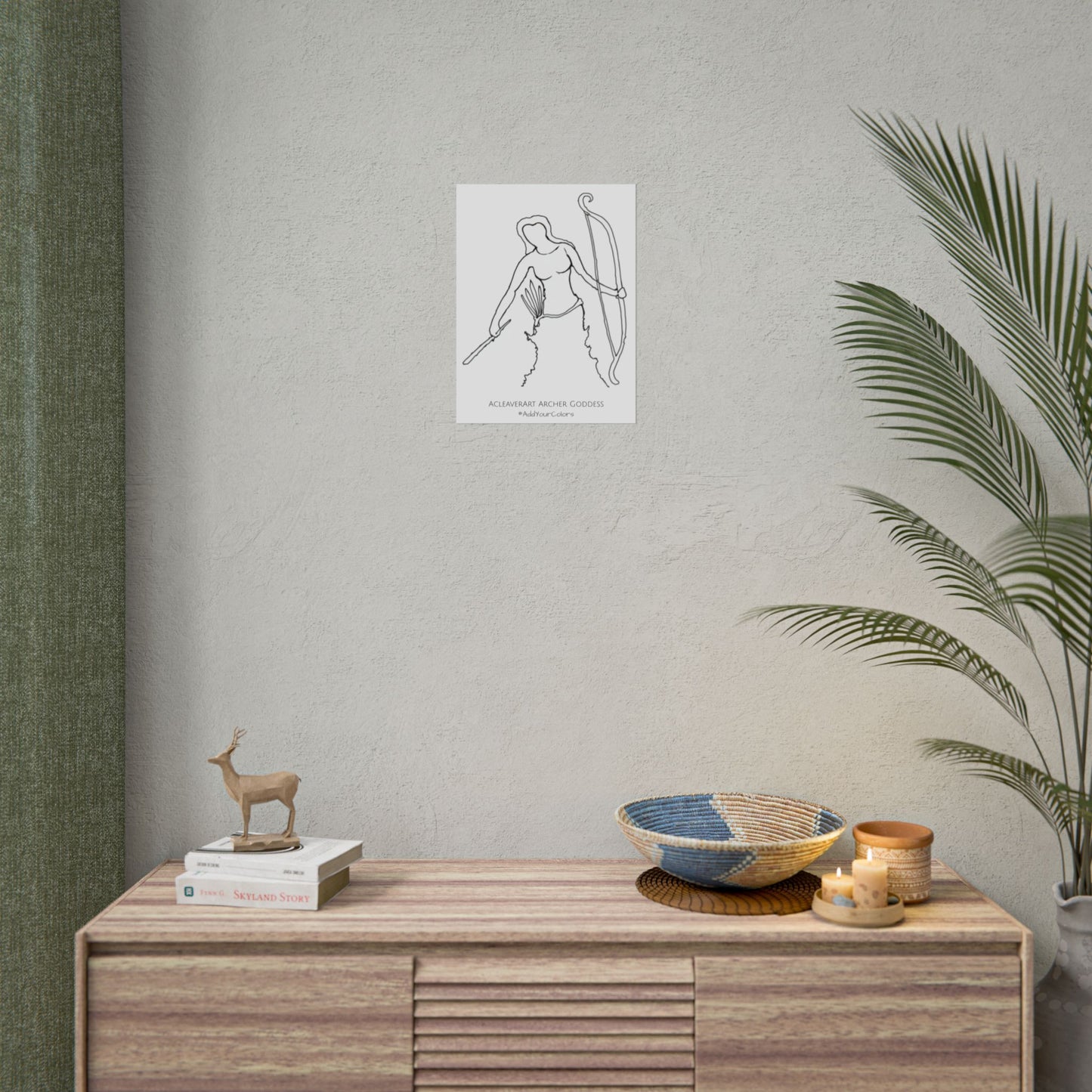 Archer Goddess #AddYourColors Posters