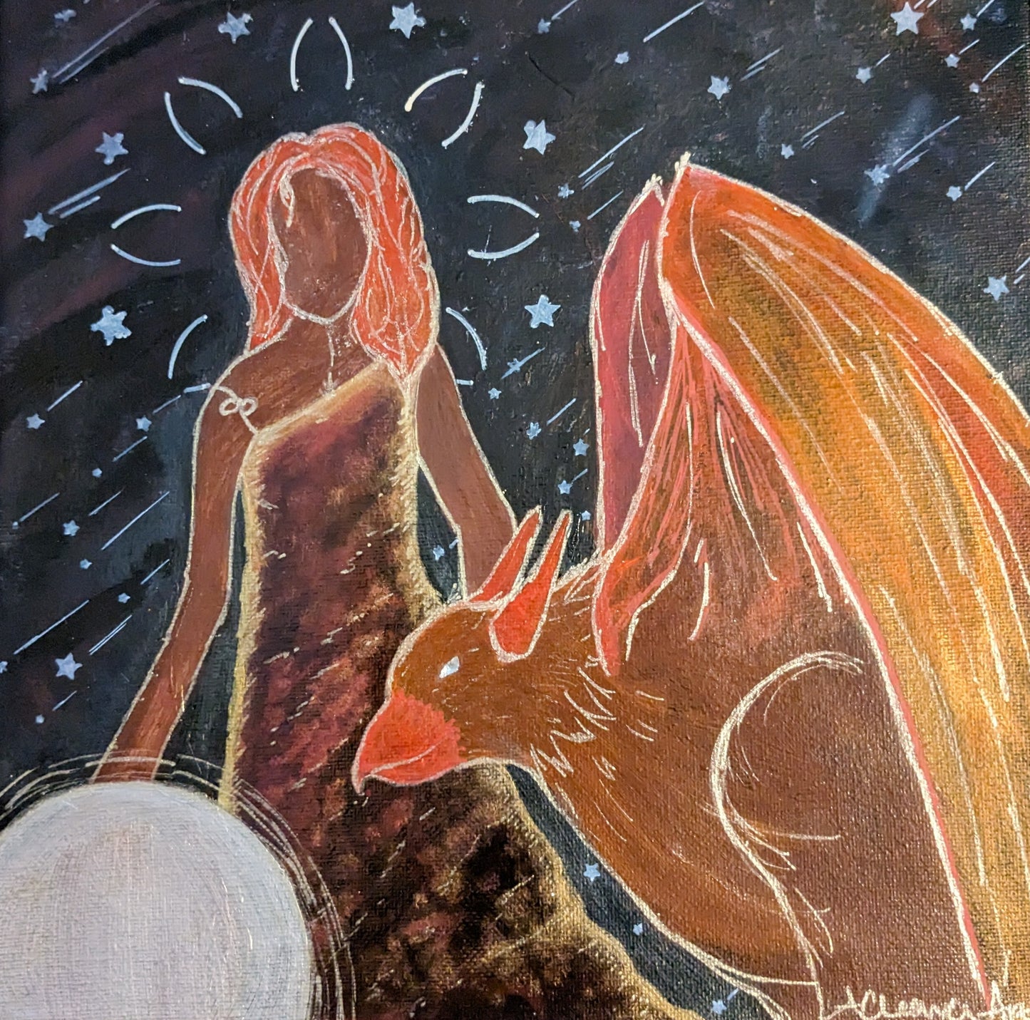 GRIFFIN AND GODDESS ORIGINAL