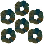 6 Pack Hair Scrunchies