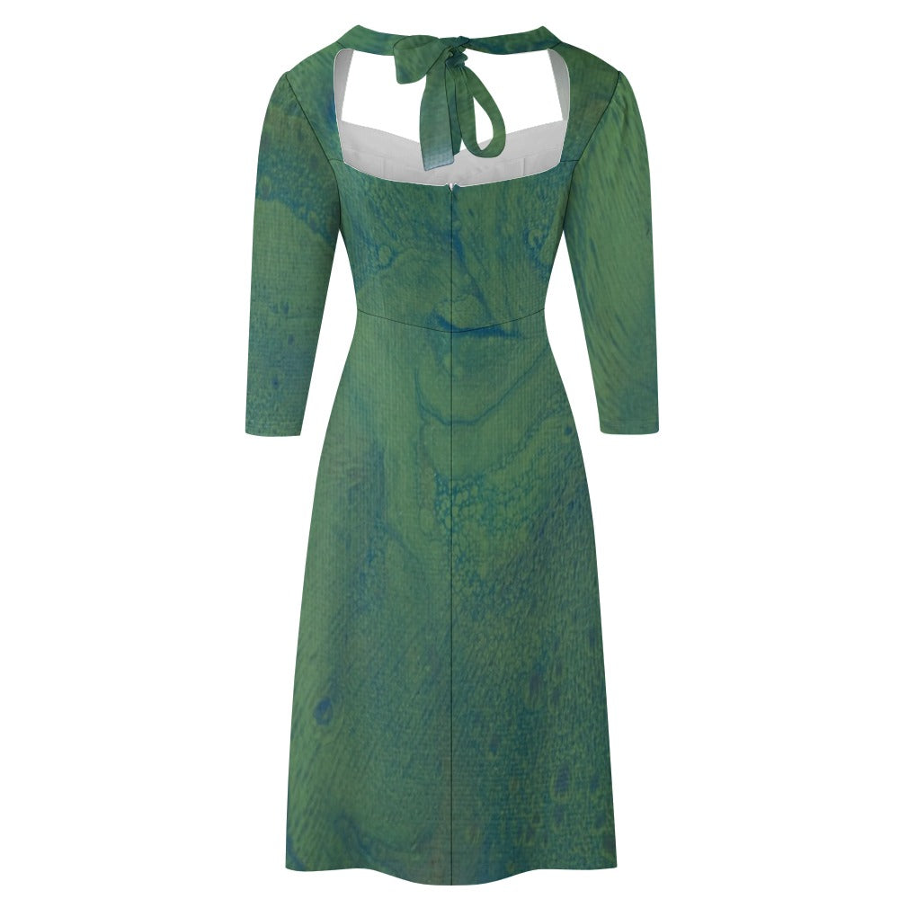 Sweetheart Knot Flare Dress Standing Ovation Series