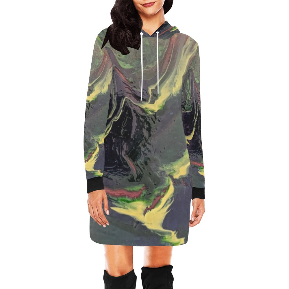 Hoodie Mini Dress Intermission Blues