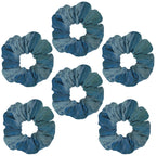 6 Pack Hair Scrunchies