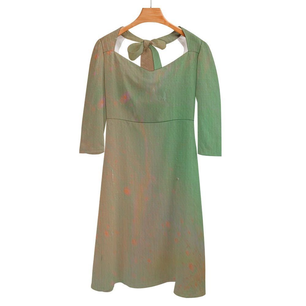 Sweetheart Knot Flare Dress Standing Ovation Series
