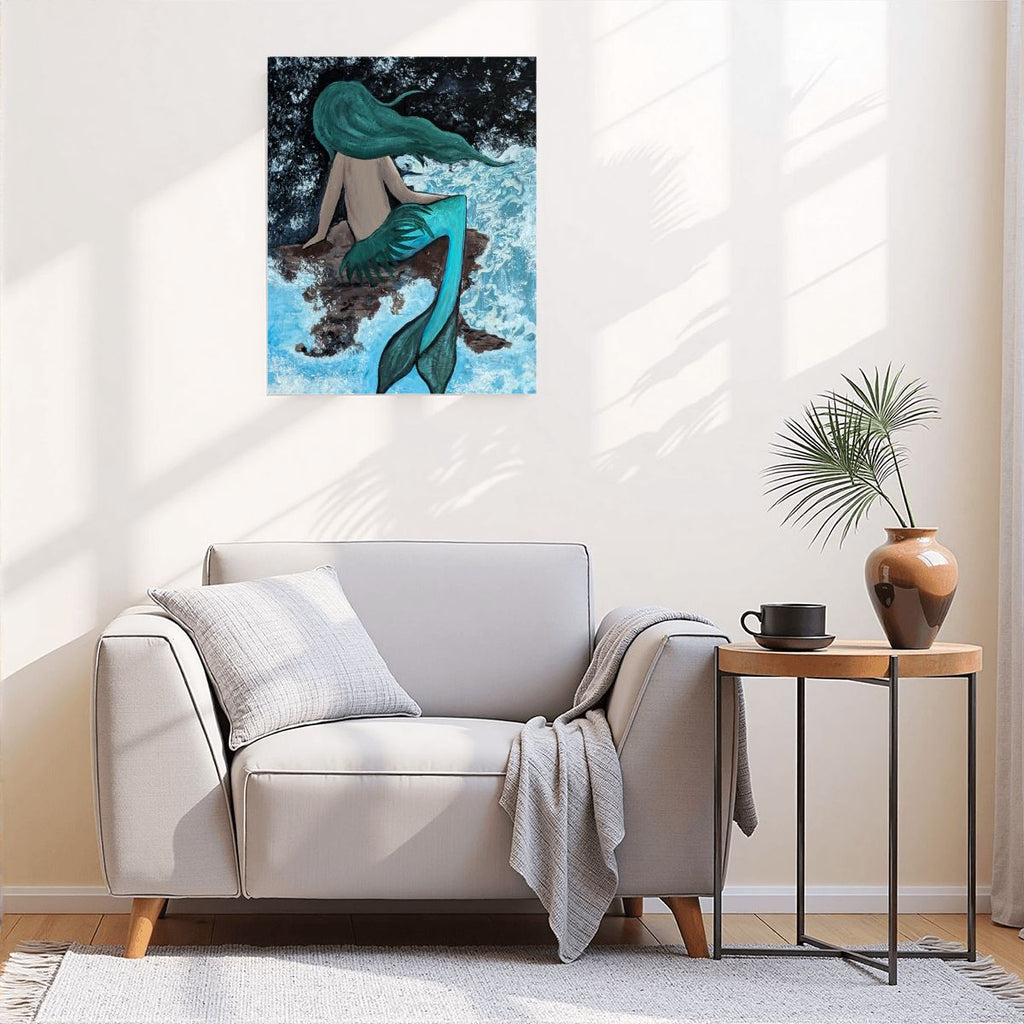 Paint by Numbers Kit Musing Mermaid