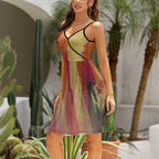 Women's Elegant Suspender Dress Standing Ovation Series