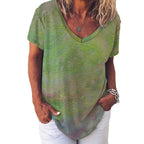 Women’s Printed V-Neck Tee Standing Ovation Series