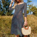 Sweetheart Knot Flare Dress Intermission Blues Series
