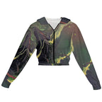 Women’s Cropped Zip Jacket Intermission Blues
