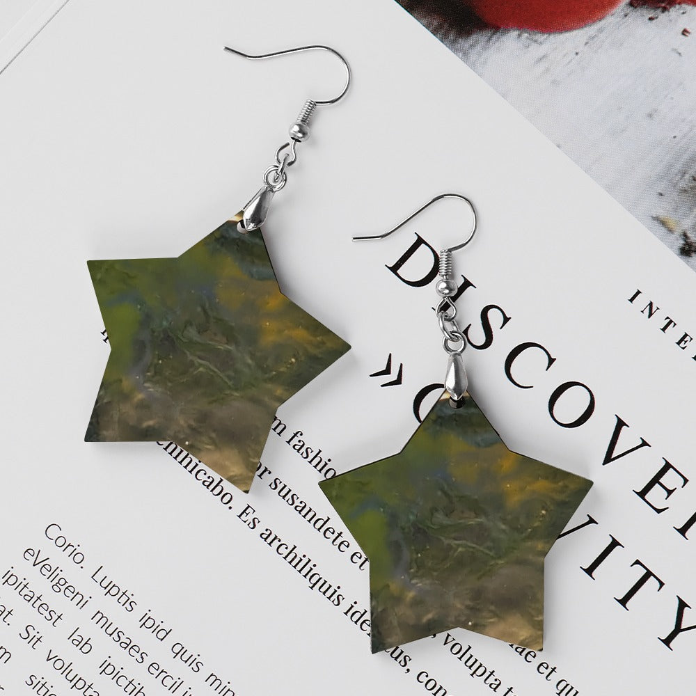Garden After Rain Star Earrings