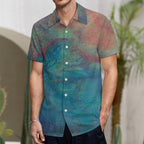 Men’s Short Sleeve Button Down Shirt Intermission Blues