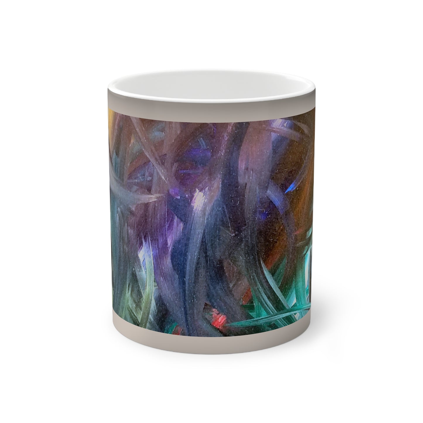 Abstracted Color-Changing Mug
