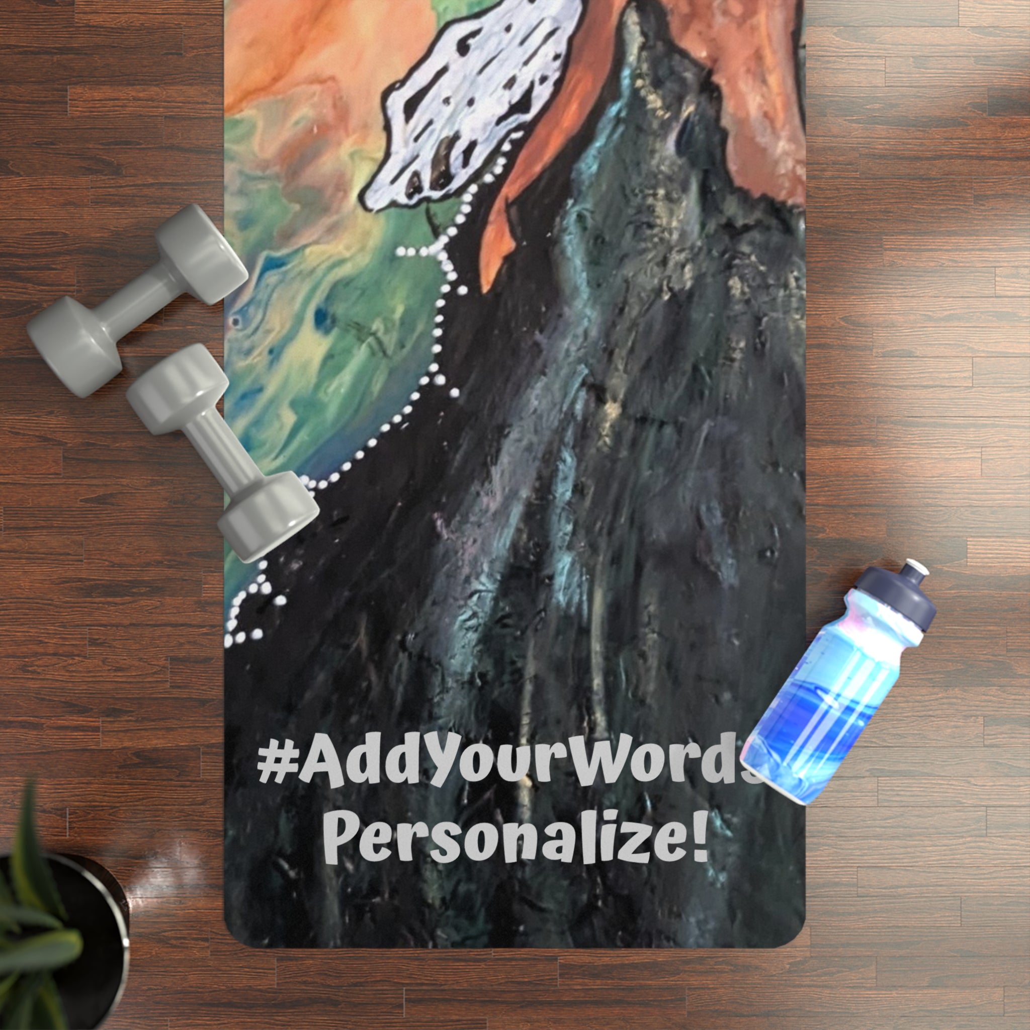 Blooming Into Truth Rubber Yoga Mat