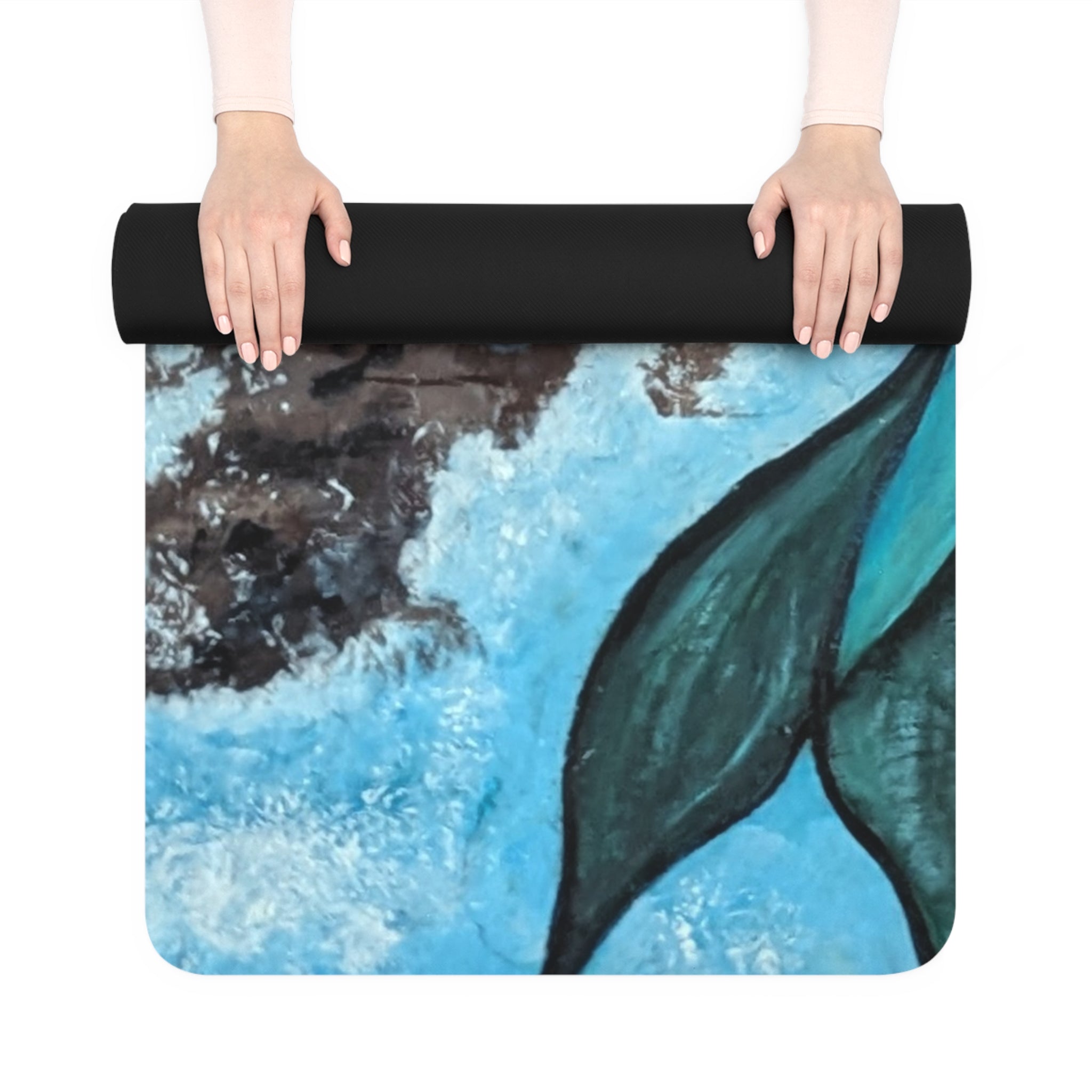 Musing Mermaid Rubber Yoga Mat
