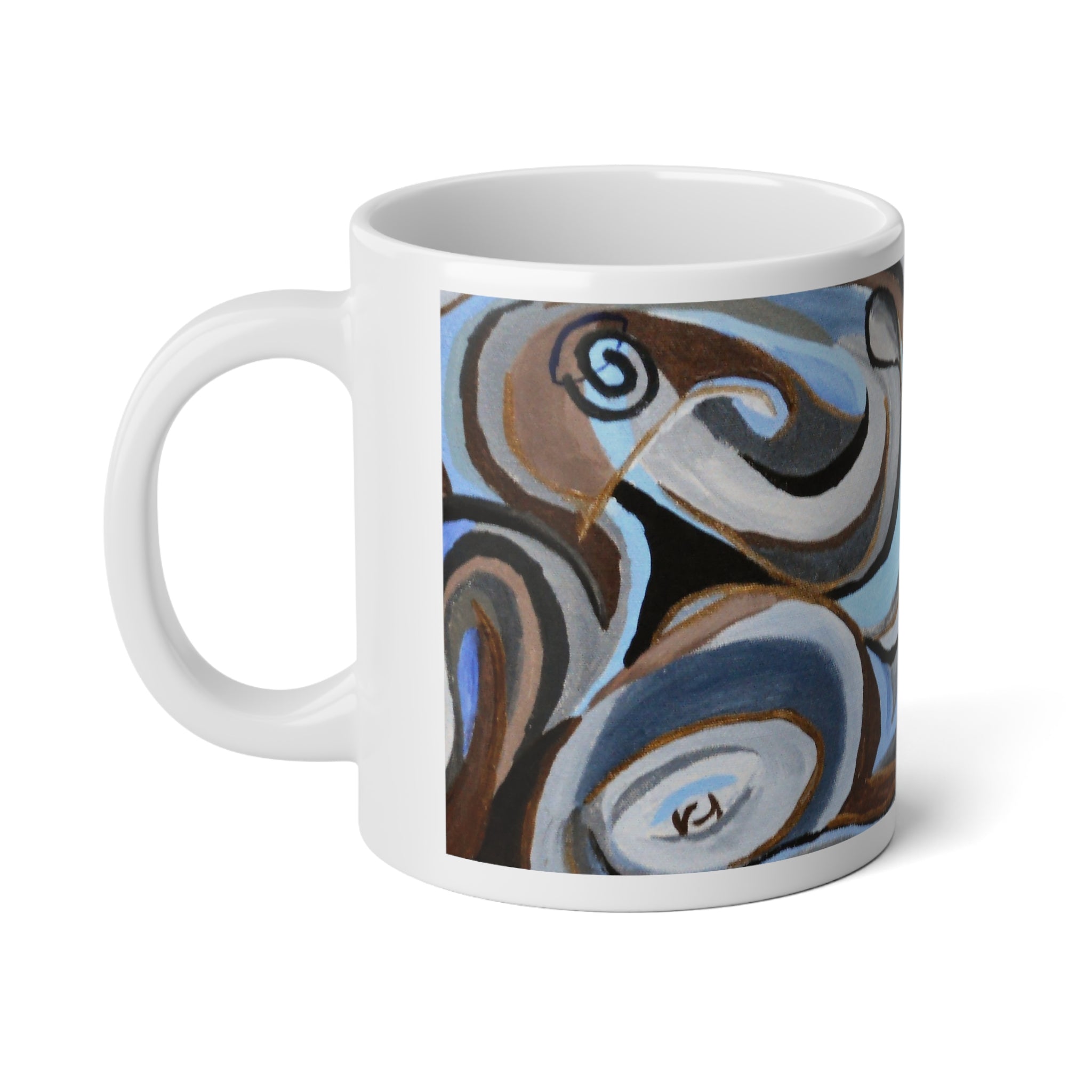 Blue Inspirations Jumbo Studio Mug