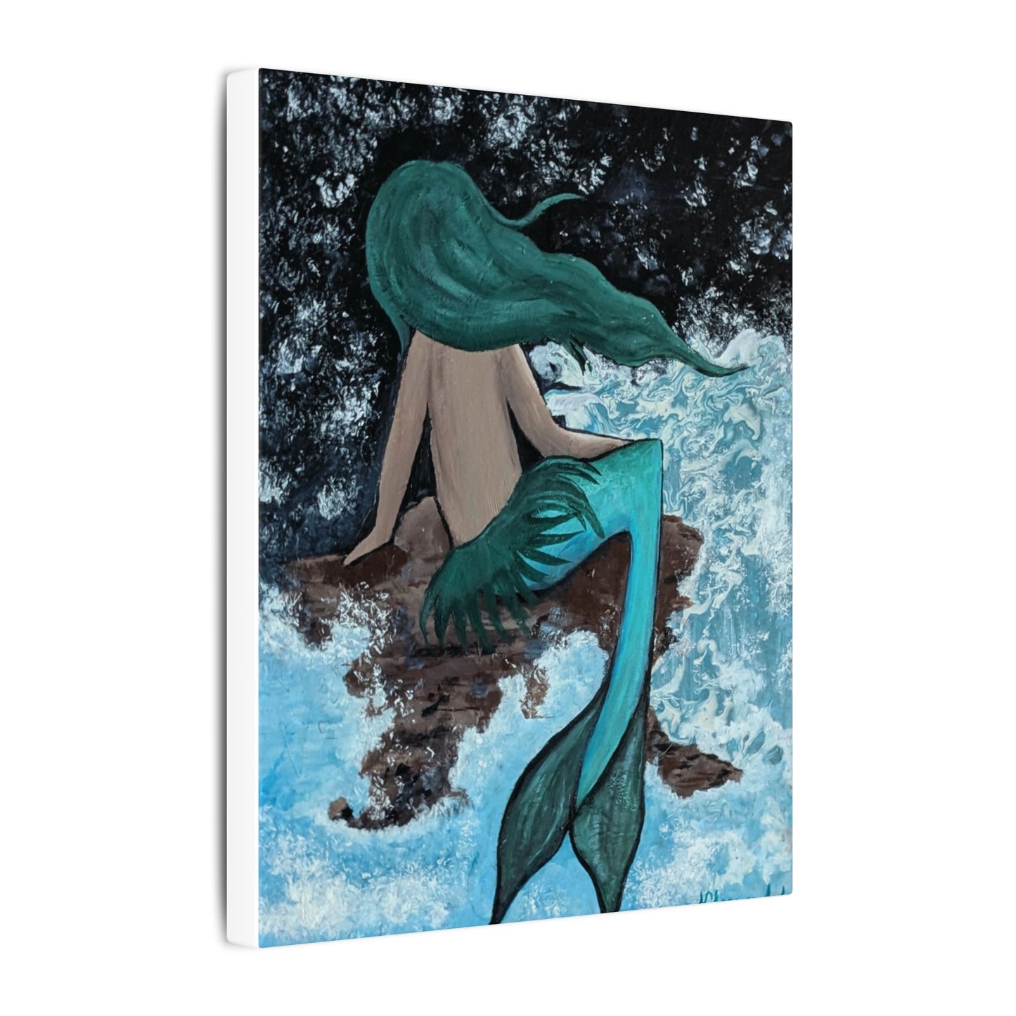 Mermaid Musing Canvas Print