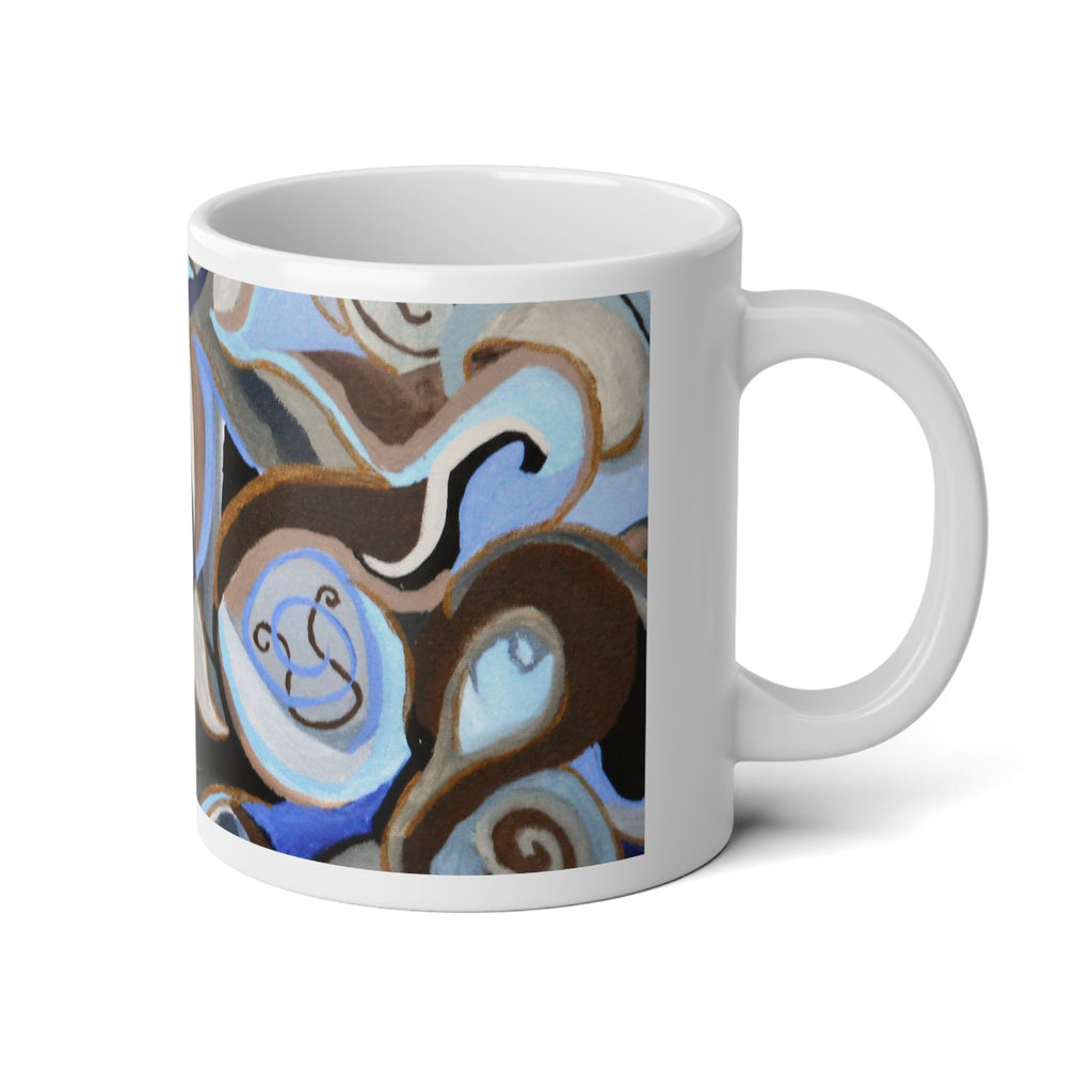 Blue Inspirations Jumbo Studio Mug