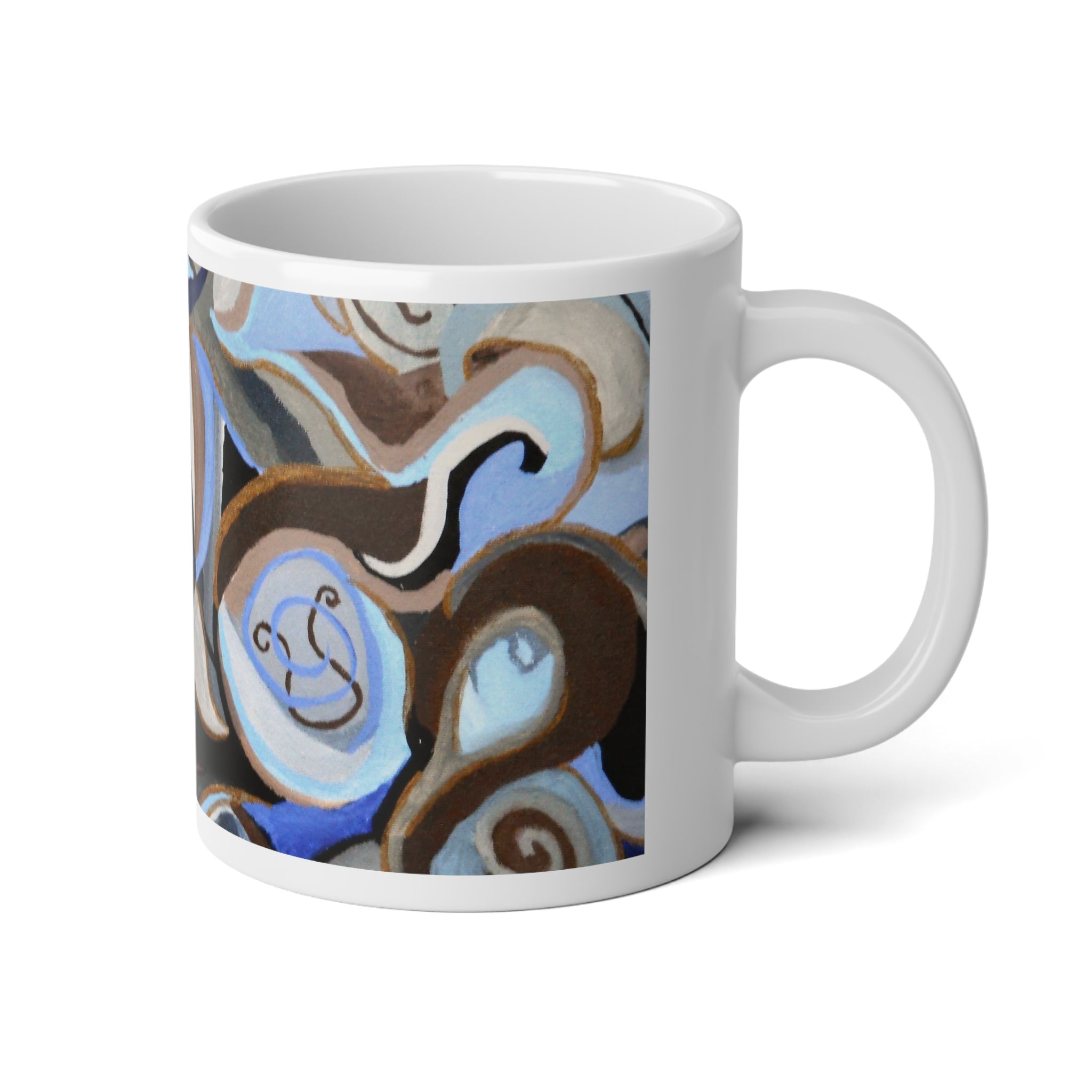 Blue Inspirations Jumbo Studio Mug