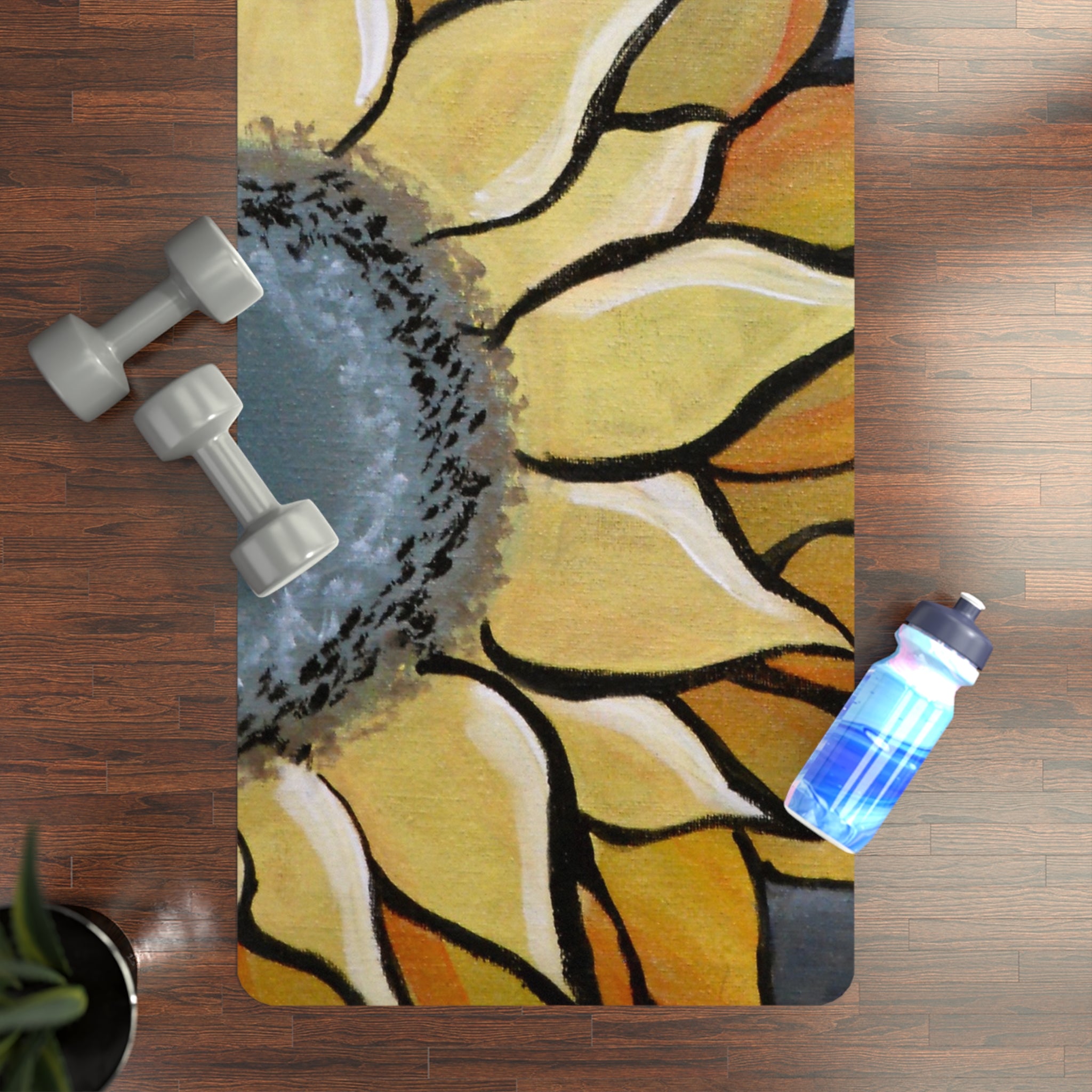 Rubber Yoga Mat- UR my Sunshine