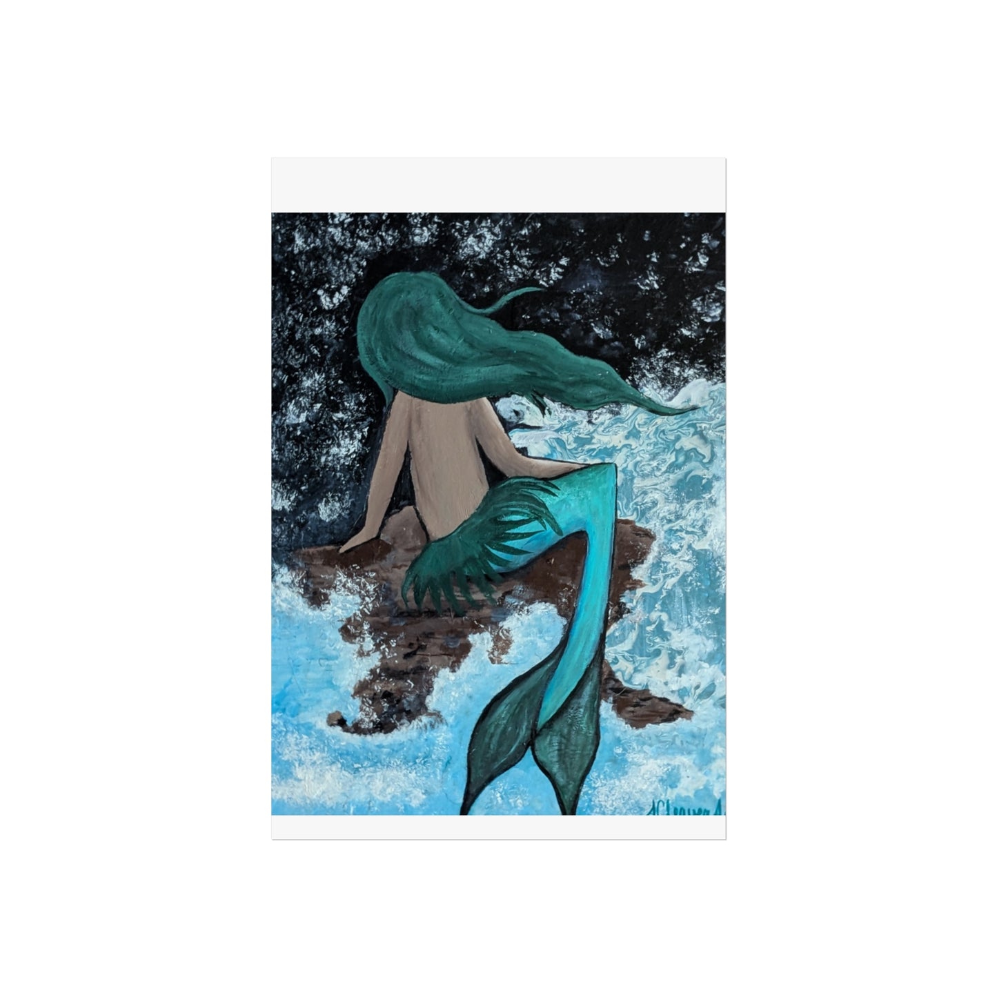 Musing Mermaid Fine Art Posters