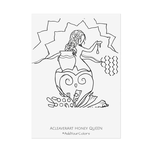 Honey Queen #AddYourColors Posters