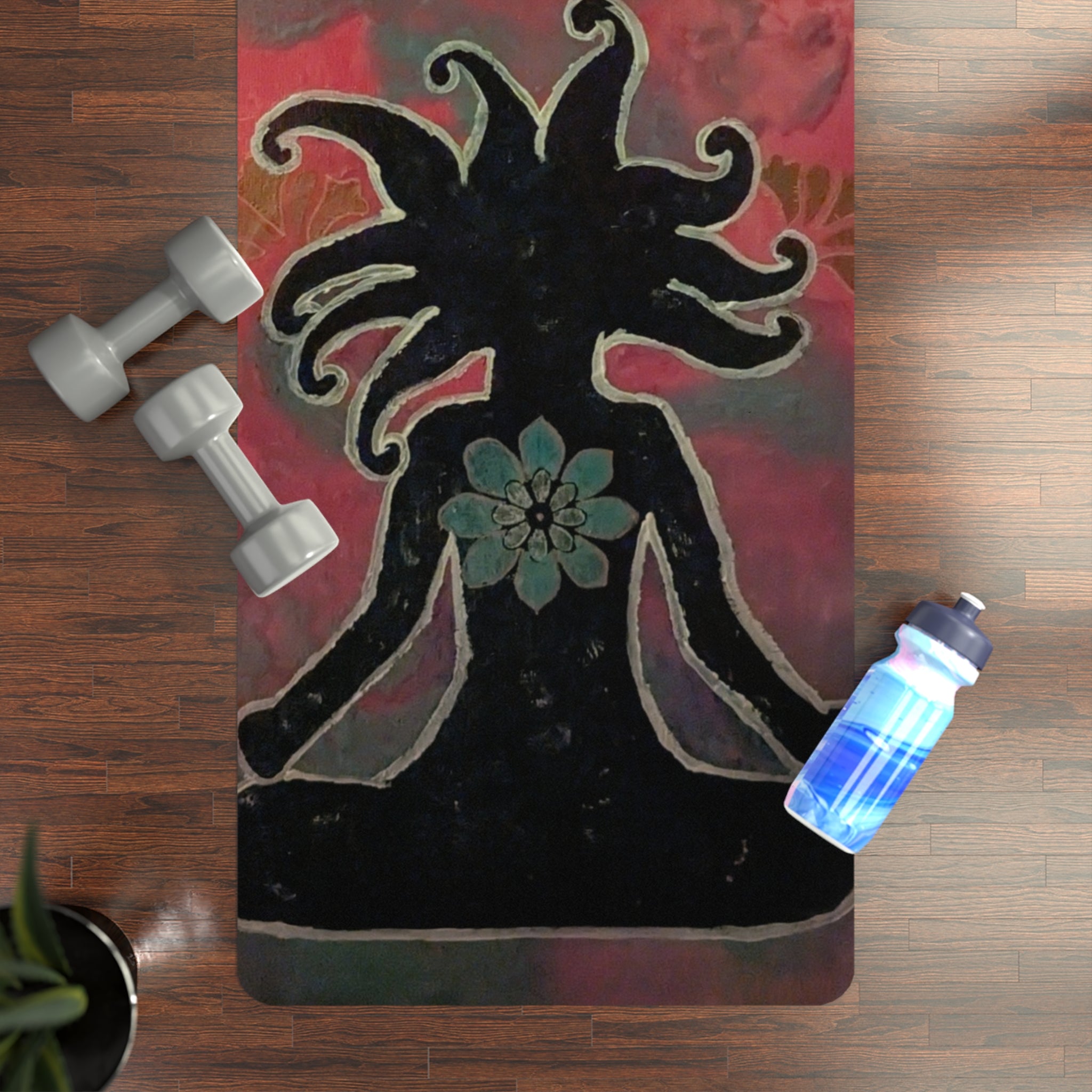 Alignment Rubber Yoga Mat