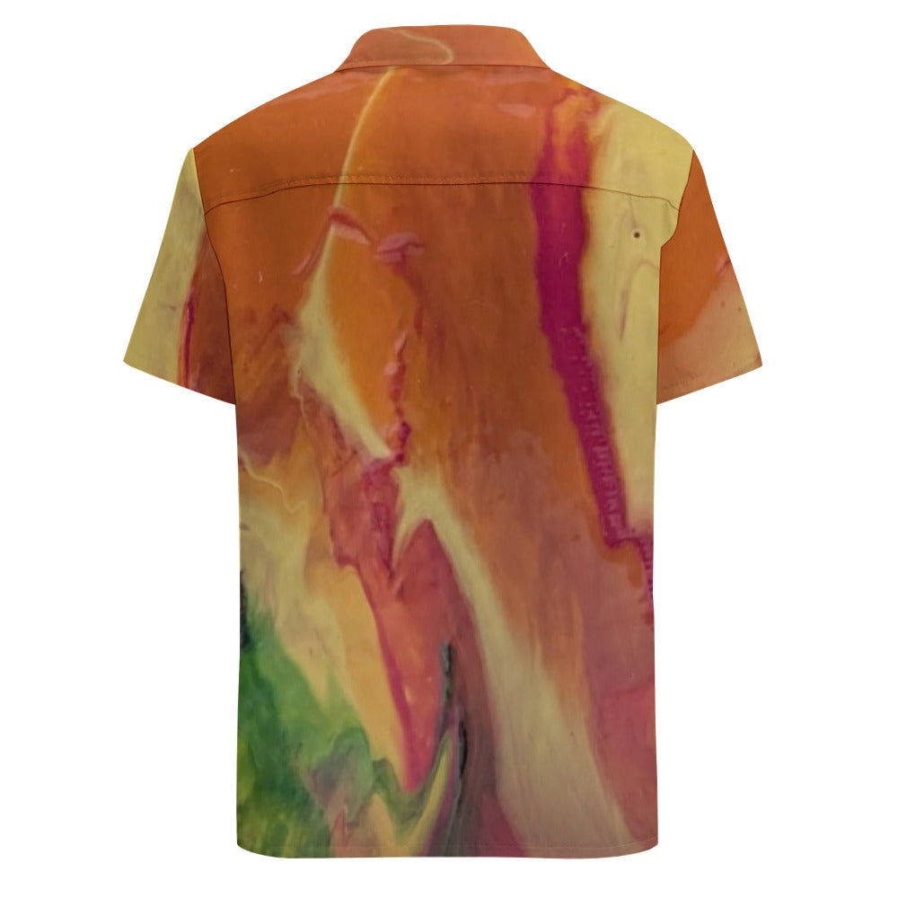 Men’s Short Sleeve Button Down Shirt Standing Ovation Series