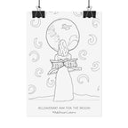 Aim for the Moon #AddYourColors Posters