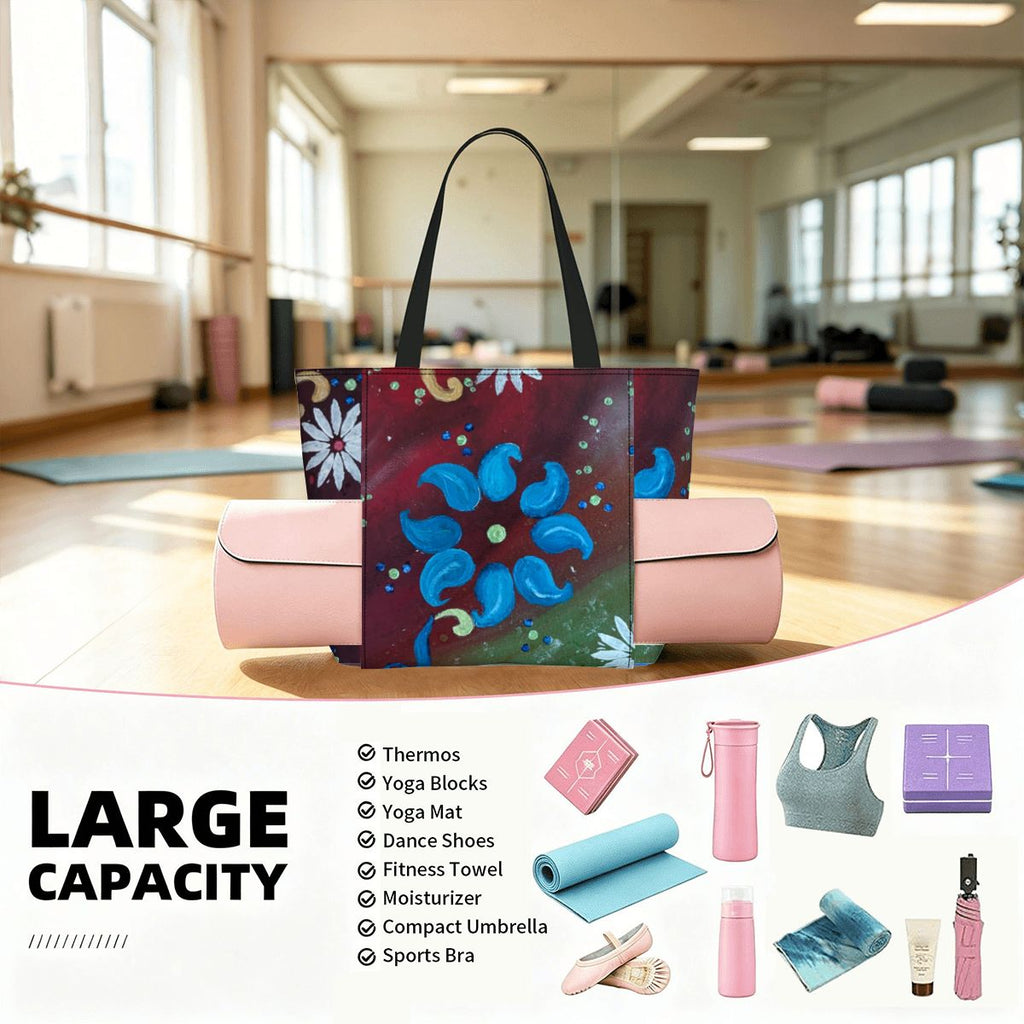 Artful Yoga Tote Bag