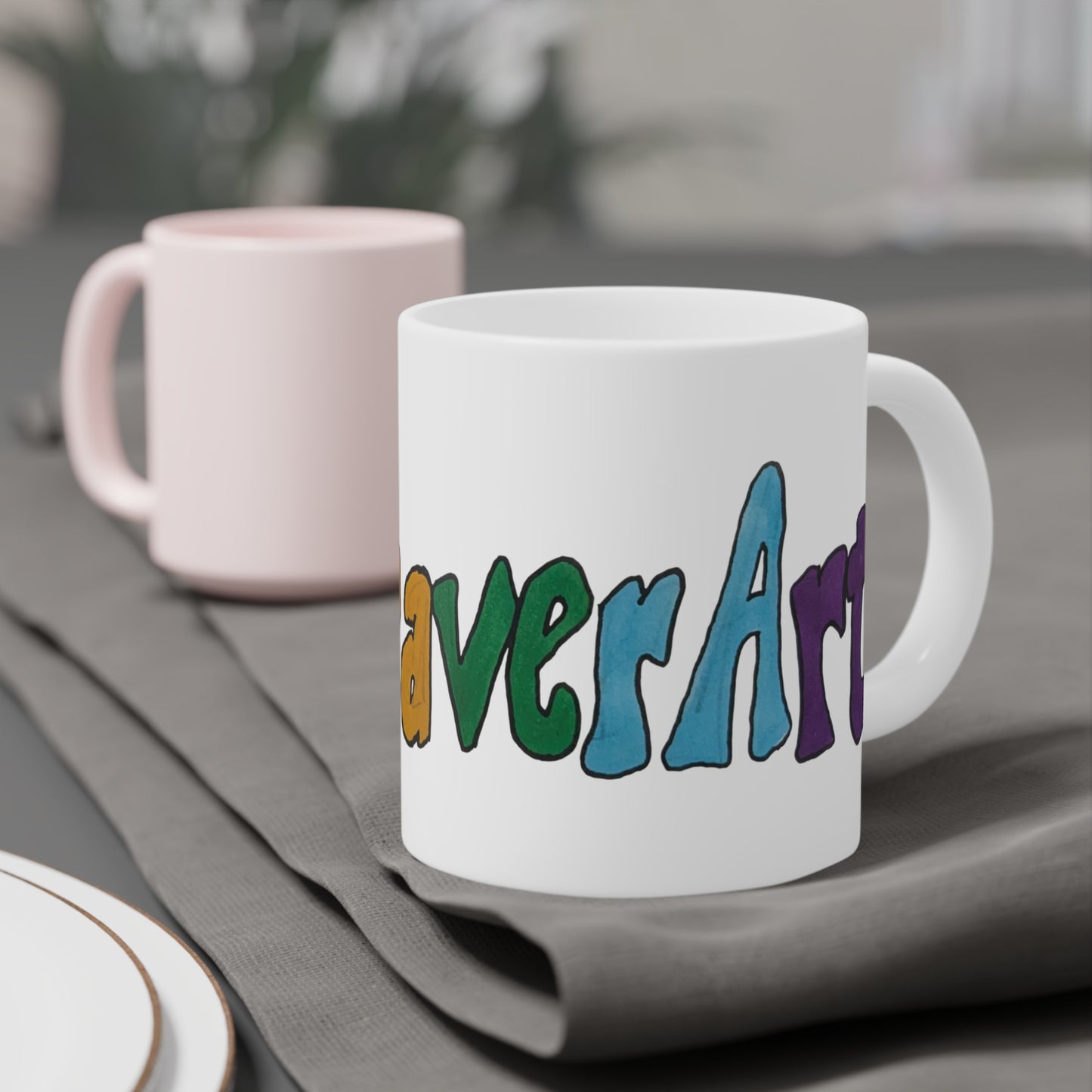 ACleaverArt Rainbow Logo Mugs (11oz\15oz\20oz)