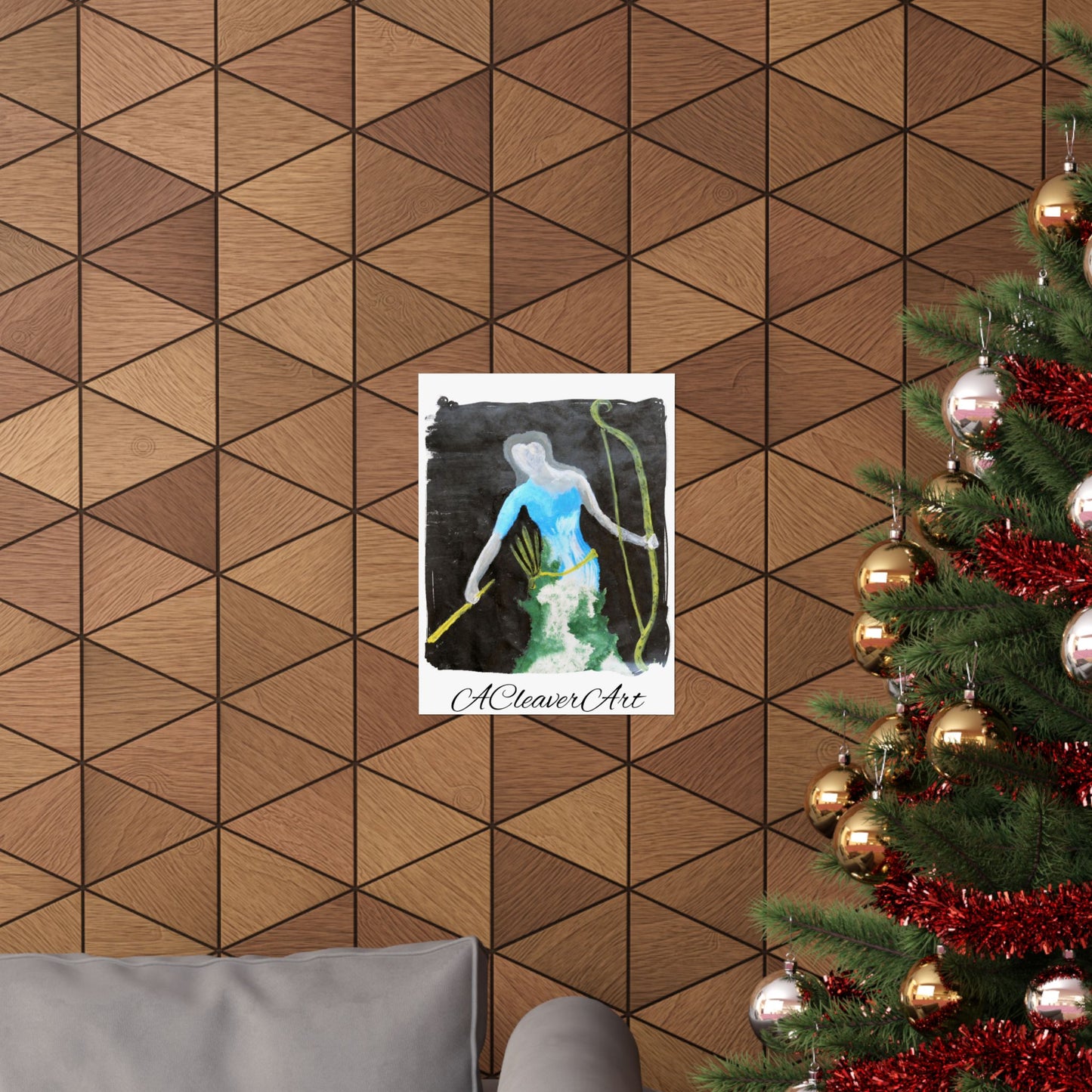 Archer Goddess Paper Poster