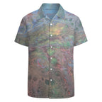 Men’s Short Sleeve Button Down Shirt Intermission Blues