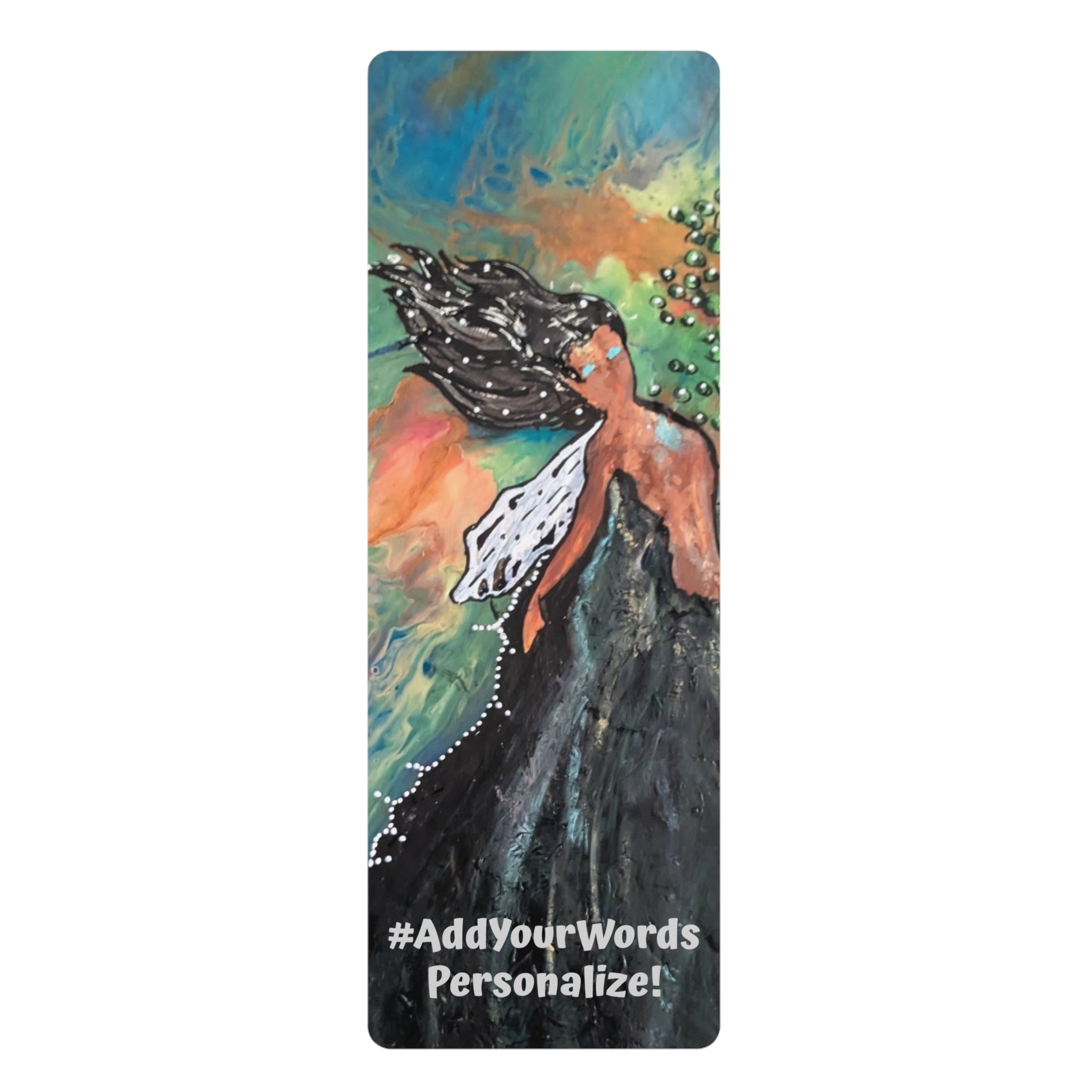 Blooming Into Truth Rubber Yoga Mat