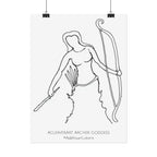 Archer Goddess #AddYourColors Posters
