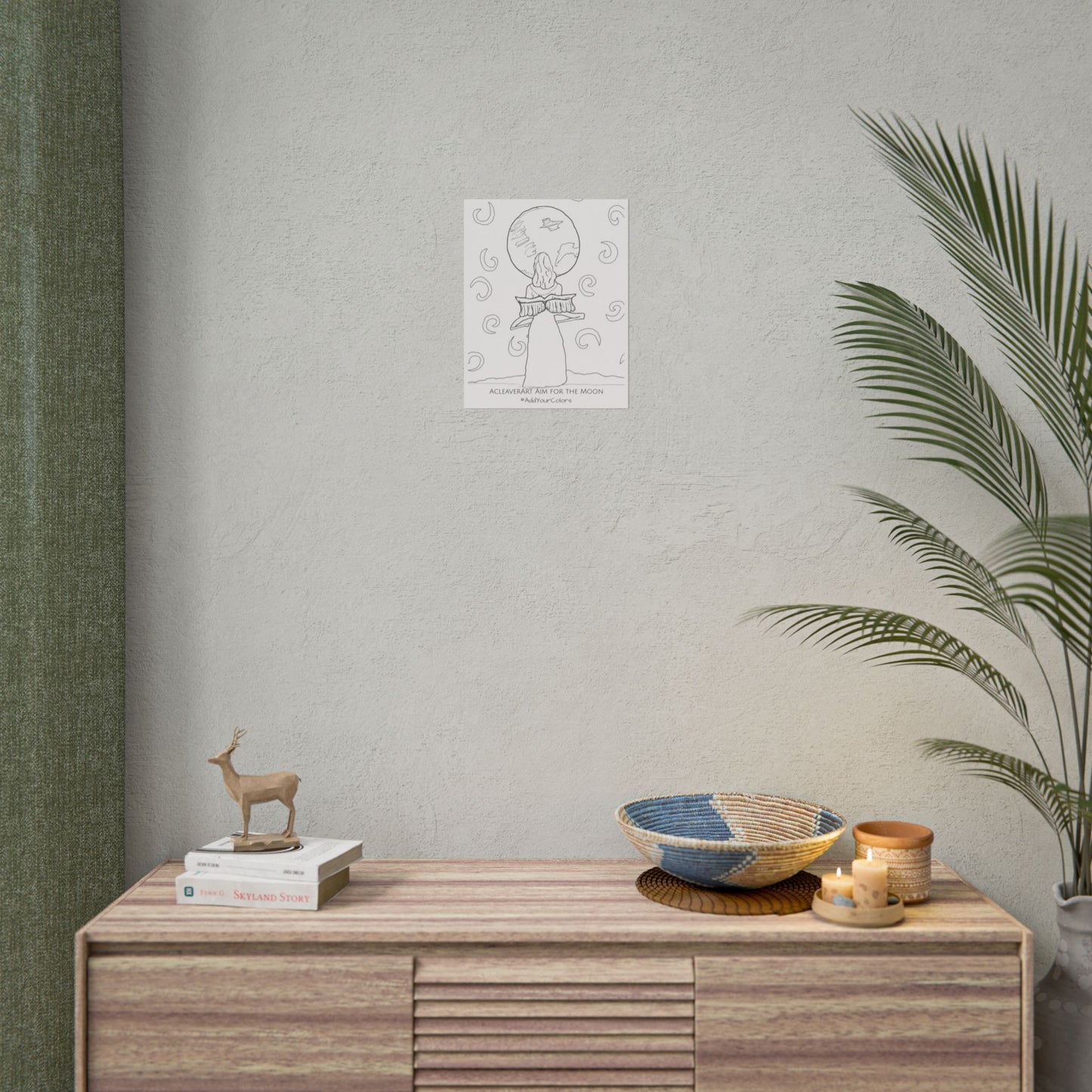 Aim for the Moon #AddYourColors Posters