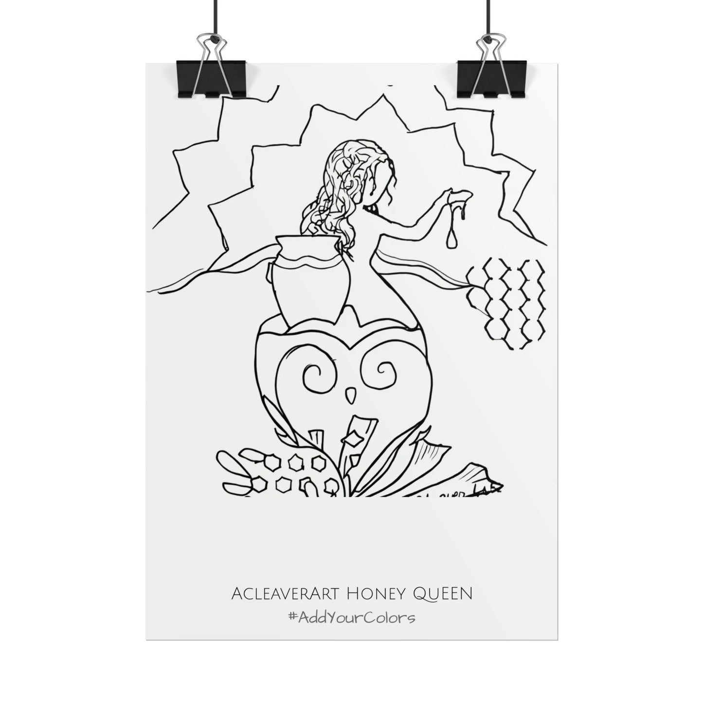 Honey Queen #AddYourColors Posters