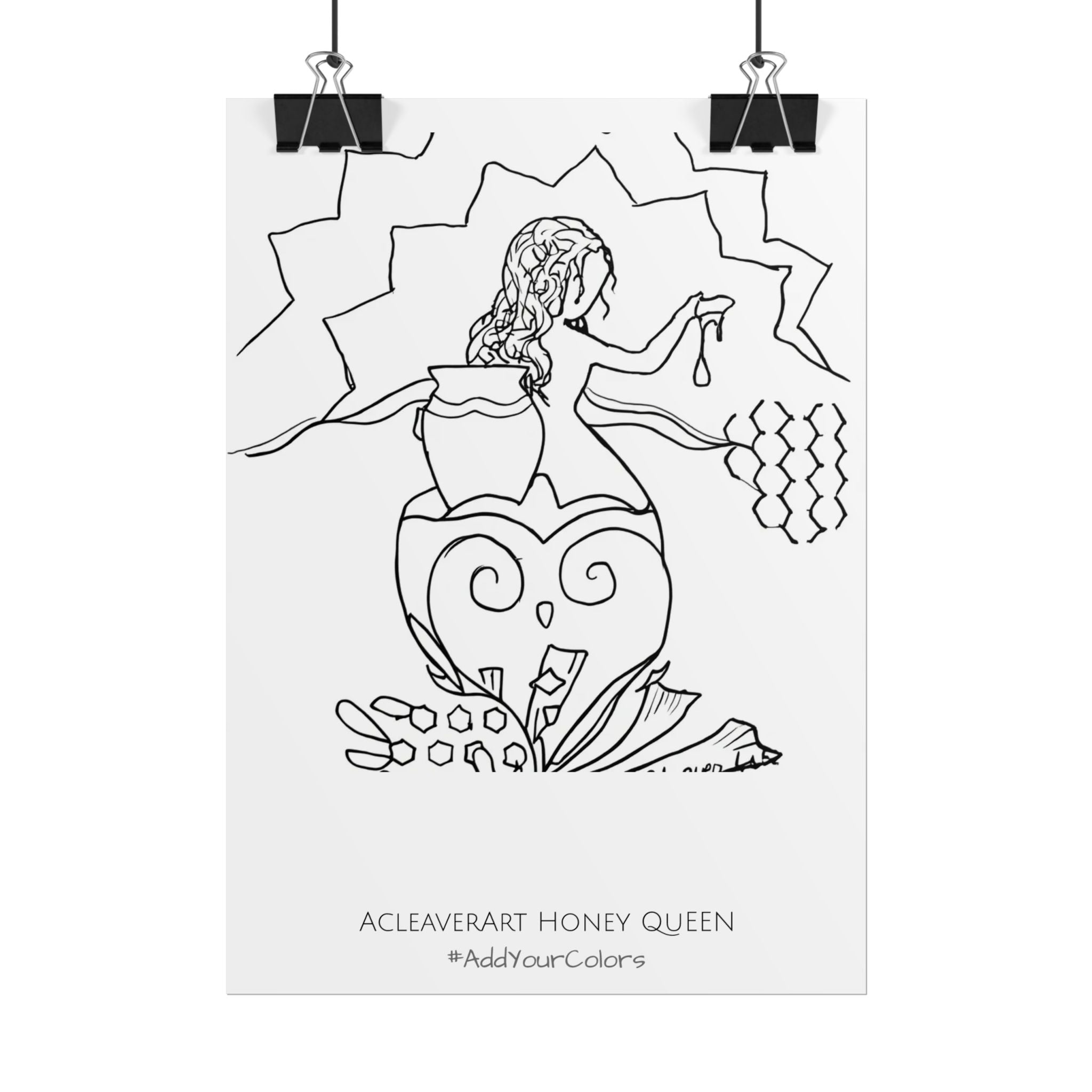Honey Queen #AddYourColors Posters