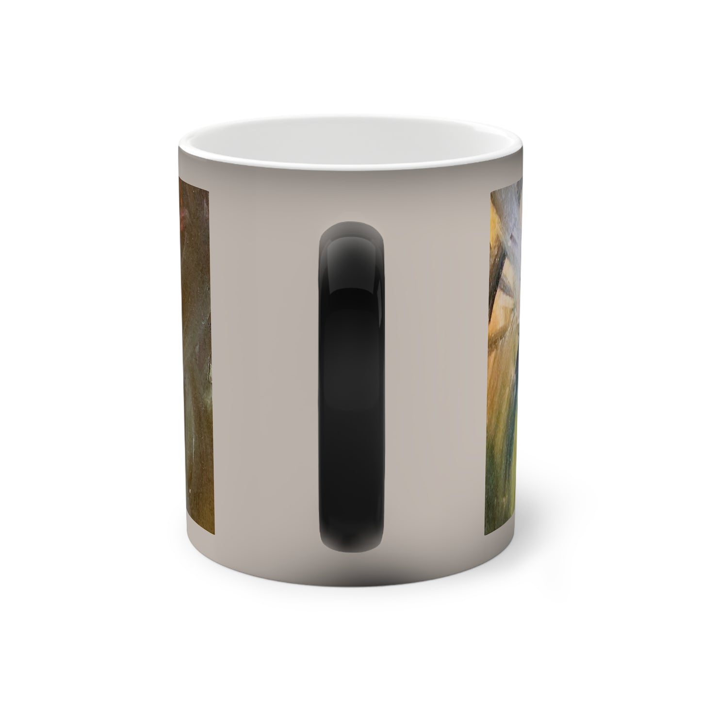 Abstracted Color-Changing Mug