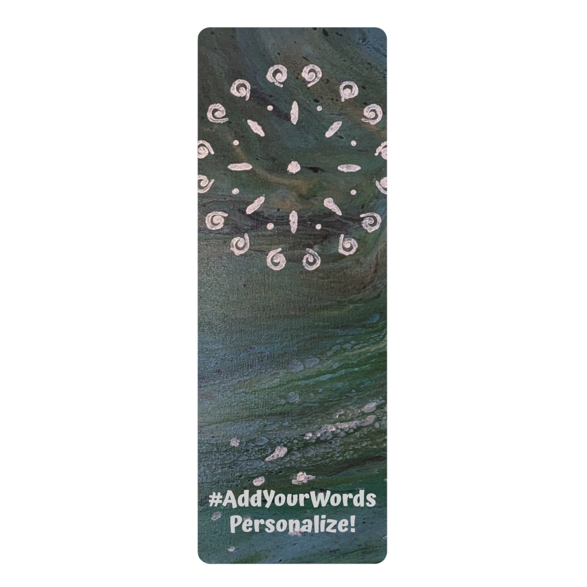 Time Keeper (Artist's Private Collection) Rubber Yoga Mat