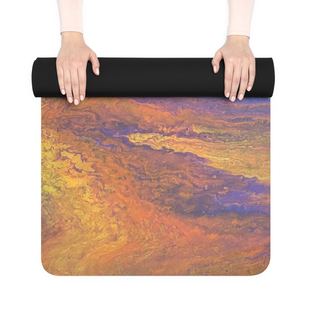 Rubber Yoga Mat- Rendezvous