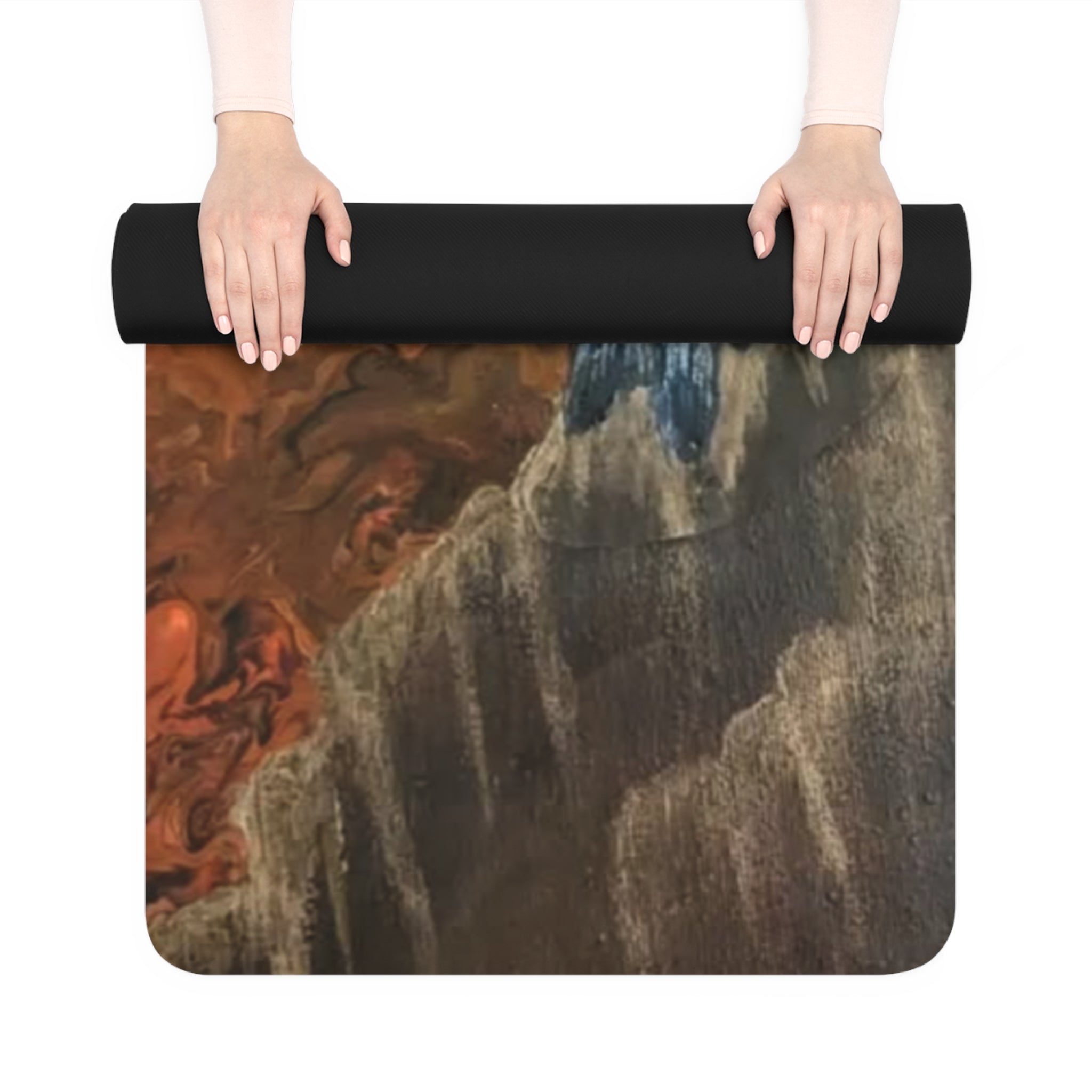 Hell On Sunday Rubber Yoga Mat