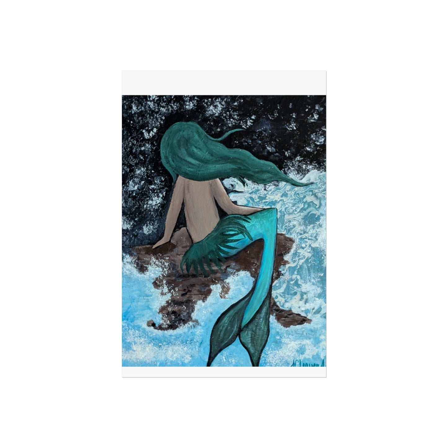 Musing Mermaid Fine Art Posters