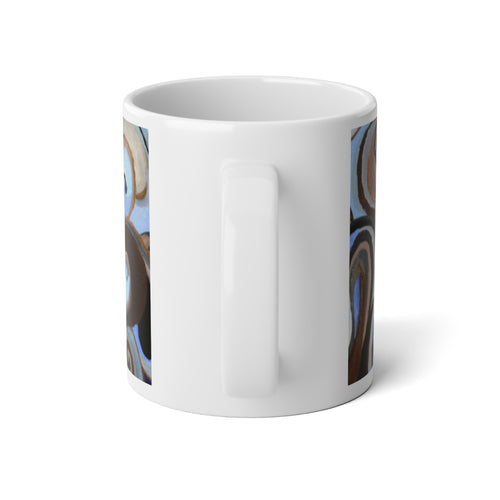 Blue Inspirations Jumbo Studio Mug