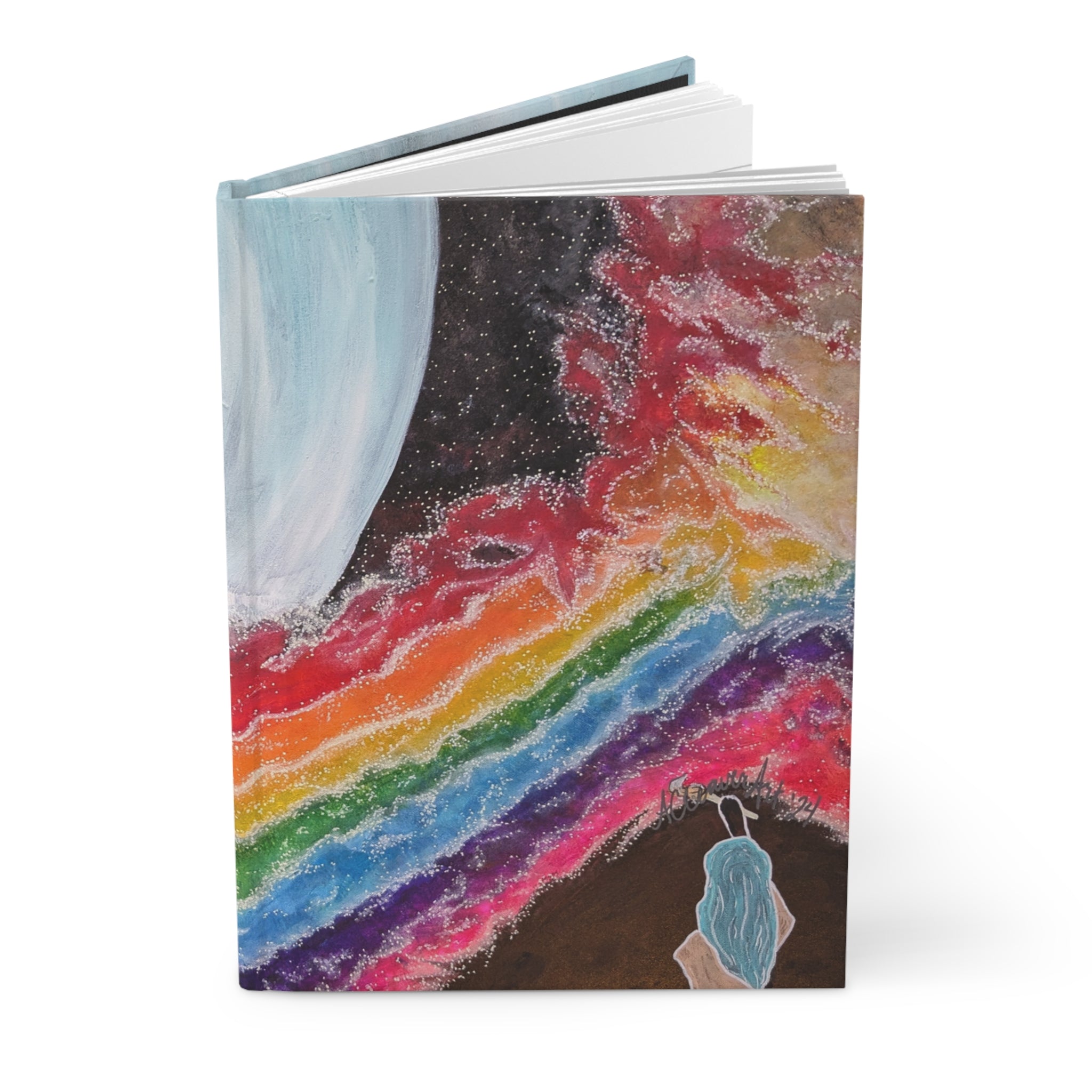Silent Rainbow Hardcover Journal