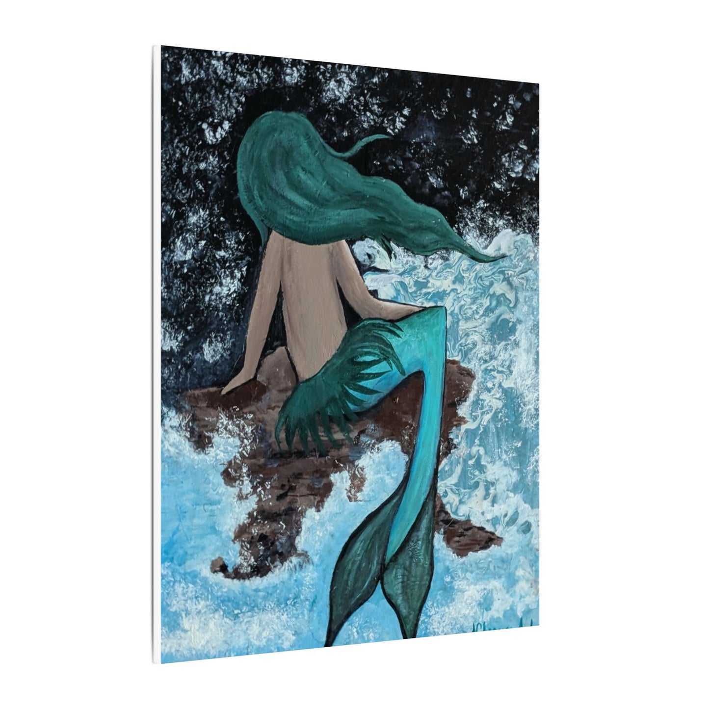 Mermaid Musing Canvas Print