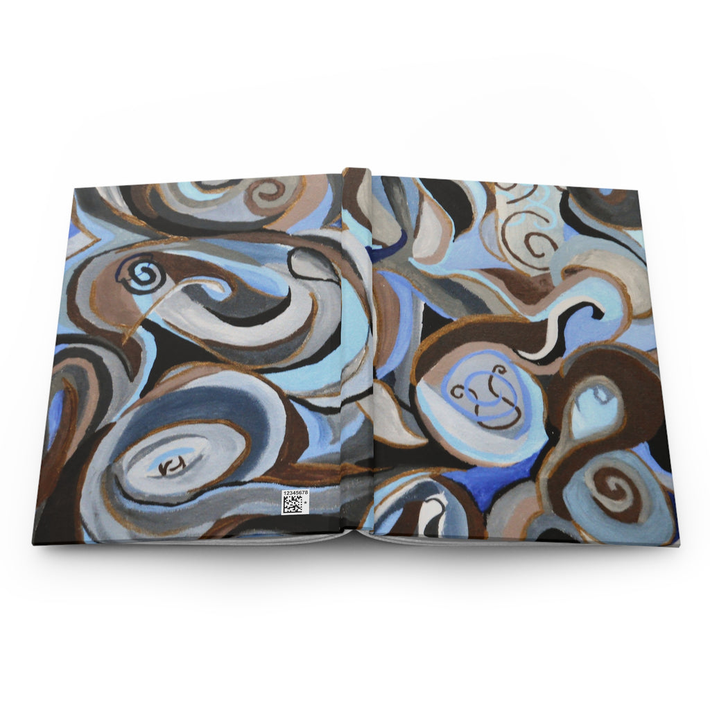 Blue Inspirations Hardcover Journal