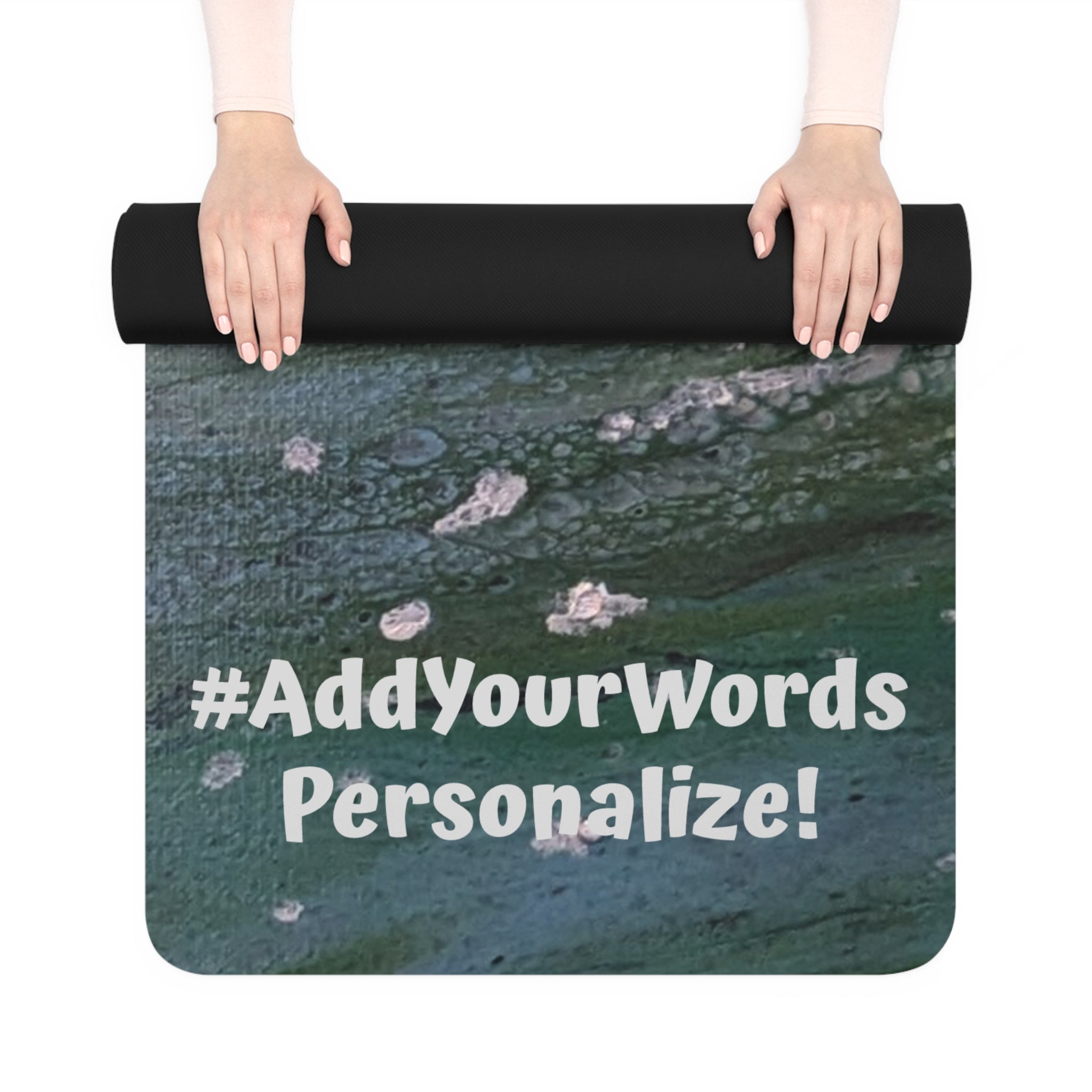 Time Keeper (Artist's Private Collection) Rubber Yoga Mat
