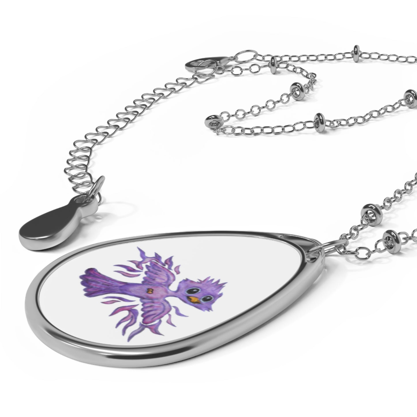 Purple Phoenix Necklace