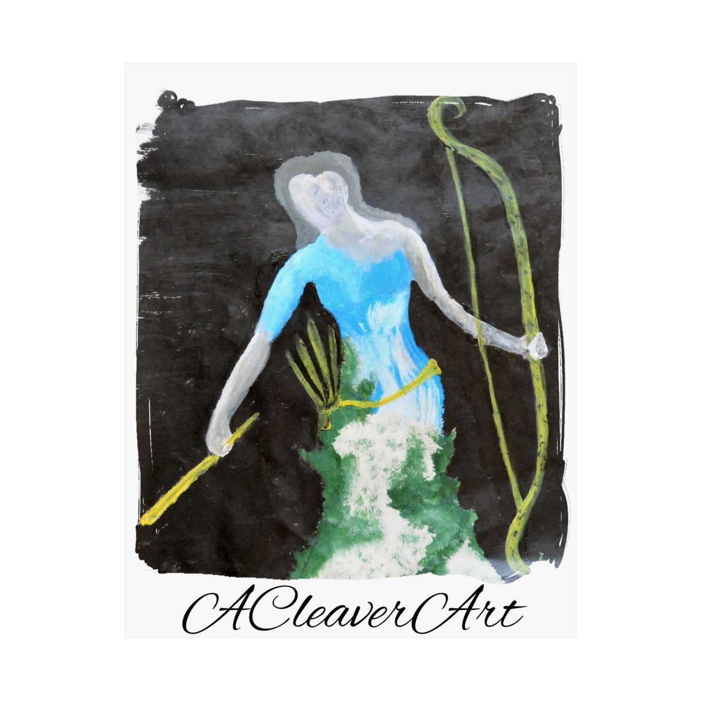 Archer Goddess Paper Poster